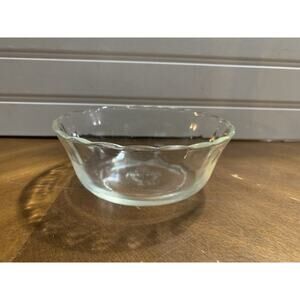 Vintage‎ Fire King Clear Glass Bowl 15oz #426 Scalloped Edge